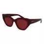 FERRAGAMO SF1107S552065 Moteriški kvadratiniai acetatiniai akiniai nuo saulės Havana Brown Gradient 55/20/140 mm