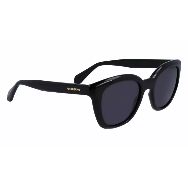 FERRAGAMO SF2000S522100 Moteriški Akiniai nuo Saulės Havana Acetato Rėmeliu Pilkų Gradientinių Lęšių 52/21/145 mm