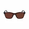FERRAGAMO SF2001S-232 Unisex Akiniai Havana Ruda Kvadratinis Acetato Rėmelis Rudi Lęšiai 54/20/145 mm
