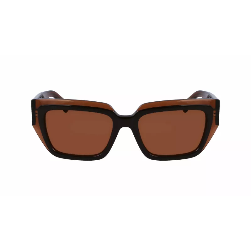 FERRAGAMO SF2002S-233 Moteriški Akiniai nuo Saulės Havana Acetatas Rudi Gradientiniai 55/18/140 mm