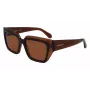 FERRAGAMO SF2002S-233 Moteriški Akiniai nuo Saulės Havana Acetatas Rudi Gradientiniai 55/18/140 mm
