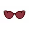FERRAGAMO SF2004S-618 Moteriški drugelio formos akiniai nuo saulės Havana acetatinis rėmas rudi gradientiniai lęšiai 53/18/140 mm