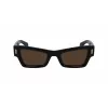 FERRAGAMO SF2006S-001 Moteriški Akiniai Nuo Saulės Juodi Pilki 53mm