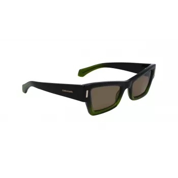 FERRAGAMO SF2006S-316 Moteriški Akiniai nuo Saulės Havana Acetato Rudi Gradientiniai 53mm