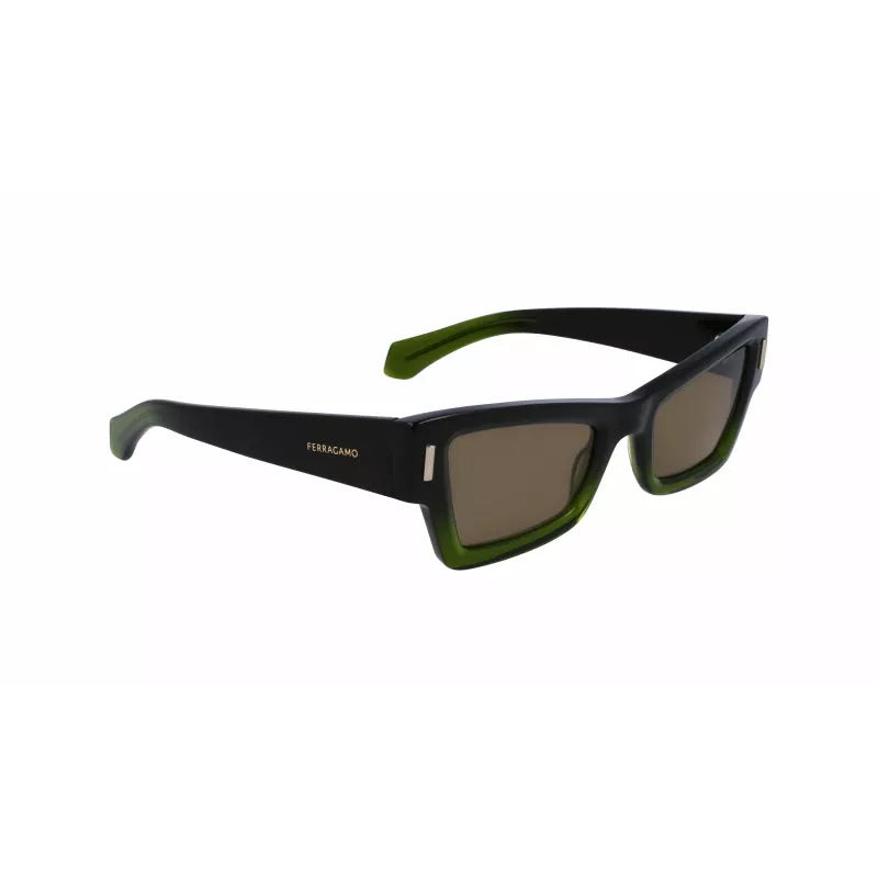 FERRAGAMO SF2006S-316 Moteriški Akiniai nuo Saulės Havana Acetato Rudi Gradientiniai 53mm