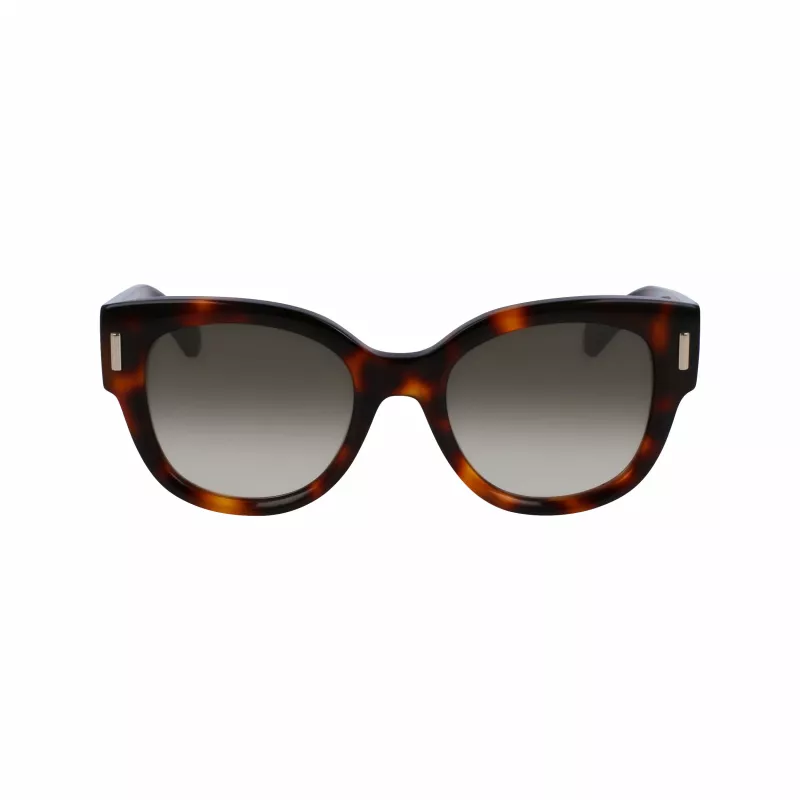 FERRAGAMO SF2007S-240 Moteriški katinuko akies formos akiniai nuo saulės Havana Ruda Gradient 51mm