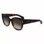 FERRAGAMO SF2007S-240 Moteriški katinuko akies formos akiniai nuo saulės Havana Ruda Gradient 51mm