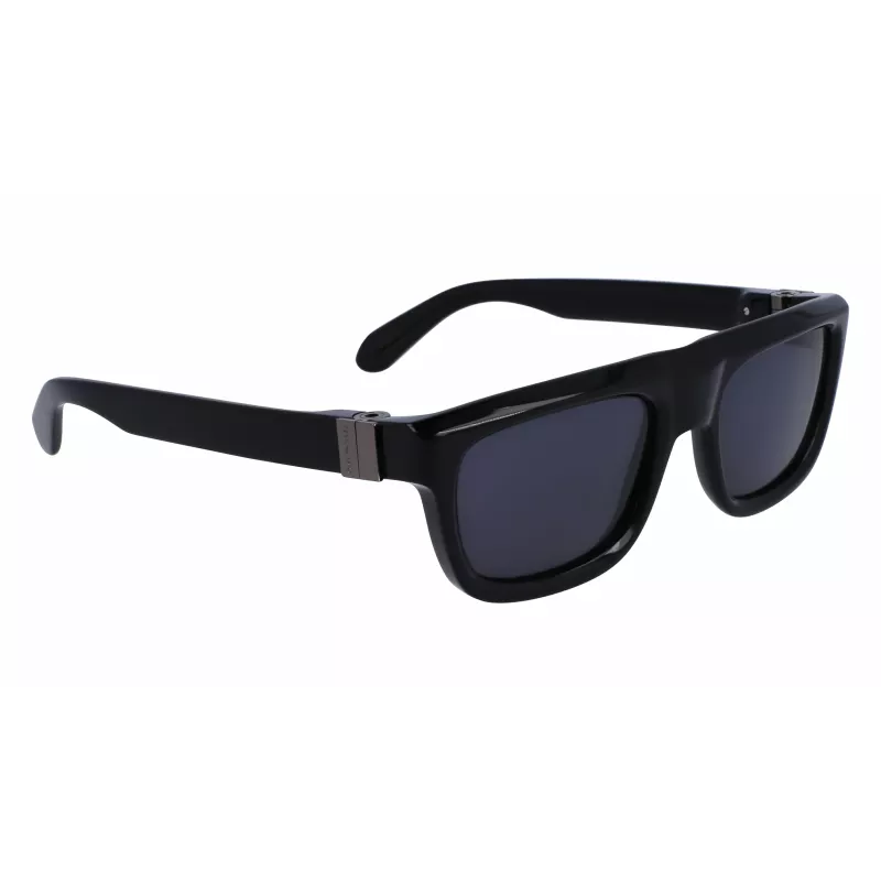 FERRAGAMO SF2009S-001 Vyriški Akiniai nuo Saulės – Juodas Rėmas, Pilki Lęšiai 56/21/145 mm