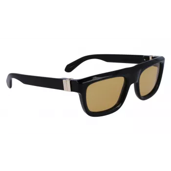 FERRAGAMO SF2009S-011 Vyriški Akiniai nuo Saulės – Juodas Rėmelis, Pilki Lęšiai, 56/21/145 mm