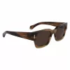 Ferragamo SF2010S-319 Akiniai vyrams Green Havana Square Acetate 52mm