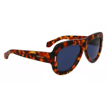 FERRAGAMO SF2029SE-240 Women's Butterfly Sunglasses Havana Brown Gradient 57mm
