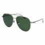 FERRAGAMO SF308S-44 Vyriški stačiakampiai akiniai nuo saulės - rudo havana acetato rėmelis, pilki polikarbonato lęšiai, UV400 apsauga