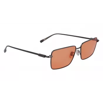 Ferragamo SF309S5715017 Vyriški Akiniai nuo Saulės – Juodas Acetato Rėmas, Pilki Polikarbonato Lęšiai, 57mm