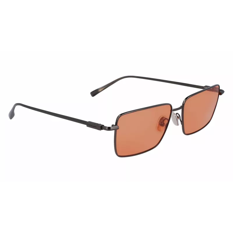 Ferragamo SF309S5715017 Vyriški Akiniai nuo Saulės – Juodas Acetato Rėmas, Pilki Polikarbonato Lęšiai, 57mm