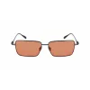 Ferragamo SF309S5715017 Vyriški Akiniai nuo Saulės – Juodas Acetato Rėmas, Pilki Polikarbonato Lęšiai, 57mm