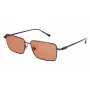 Ferragamo SF309S5715017 Vyriški Akiniai nuo Saulės – Juodas Acetato Rėmas, Pilki Polikarbonato Lęšiai, 57mm