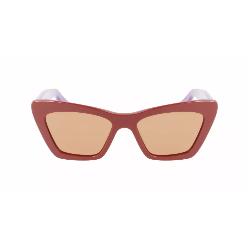 FERRAGAMO SF929S-209 Moteriški akiniai nuo saulės Havana Drugelis Acetatas Rudi Gradientiniai 55/17/145 mm
