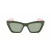 Moteriški FERRAGAMO SF929S-304 akiniai nuo saulės Havana ruda stačiakampiai acetatas 55mm