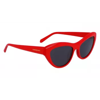 FERRAGAMO Moteriški Akiniai Nuo Saulės SF1103S551760 Havana Rudi Gradient 55/17/140 mm