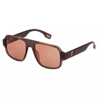 FILA SFI529-540J58 Unisex Rectangular Sunglasses Havana 54mm
