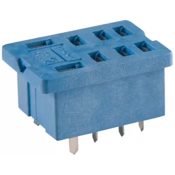 Finder 96.14 PCB montavimo lizdas 56.34 relei, 14 kontaktų, 10A, 250V, juodas