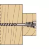 Fischer 558881 FAFS reguliavimo varžtas 5 mm x 100 mm T-profilio plieninis cinkuotas Torx T25 įleidžiama galvutė (100 vnt.)