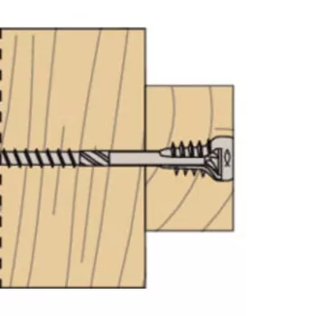 Fischer 558881 FAFS reguliavimo varžtas 5 mm x 100 mm T-profilio plieninis cinkuotas Torx T25 įleidžiama galvutė (100 vnt.)