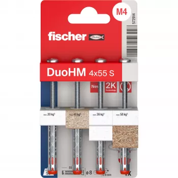 Fischer DuoHM 4x55 S PH TX tuščiavidurių sienų inkaras 55 mm, 4 vnt. 572914