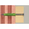 Fischer DUOPOWER Varžtų ir Kaiščių Rinkinys 100 vnt. - 6x30/8x40/10x50 mm - PZ2 - Žalia