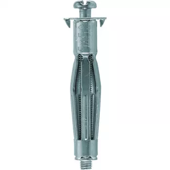 FISCHER HM 4x46 S B Tuščiavidurės sienos inkaras – cinkuotas plienas, M4, 20 vnt. su varžtais, sidabrinis