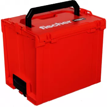 FISCHER L-BOXX FLB 374 tuščia dėžė įrankiams, raudona/juoda