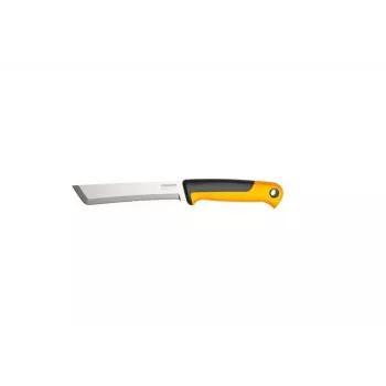 Fiskars X-series K82 derliaus peilis, nerūdijančio plieno ašmenimis, SoftGrip rankena, 15 cm, juoda/oranžinė