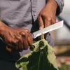 Fiskars X-series K82 derliaus peilis, nerūdijančio plieno ašmenimis, SoftGrip rankena, 15 cm, juoda/oranžinė