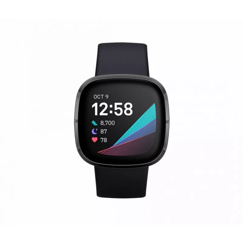 Fitbit Sense Graphite Stainless Steel Carbon Black