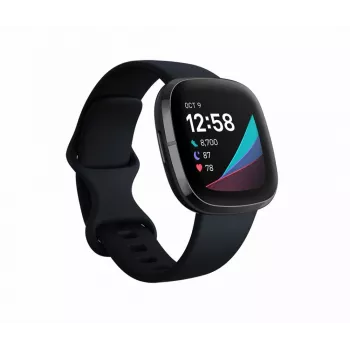 Fitbit Sense Graphite Stainless Steel Carbon Black