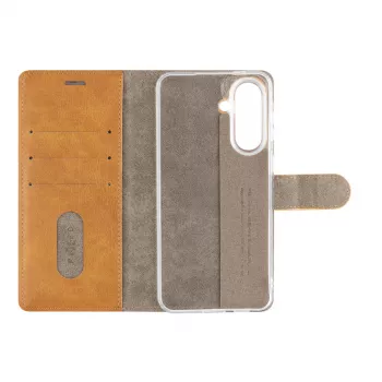 Fixed Opus Book Case, Samsung Galaxy A57 5G, Dirbtinė Oda, Ruda