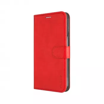 Fixed Opus Book Case, Samsung Galaxy A57 5G, Raudona, Dirbtinė Oda