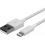 Flexline USB įkrovimo ir sinchronizavimo laidas, USB-A į 8 kontaktų (Lightning), 2.0, ABS, baltas, 5,0m (FL31-12048)