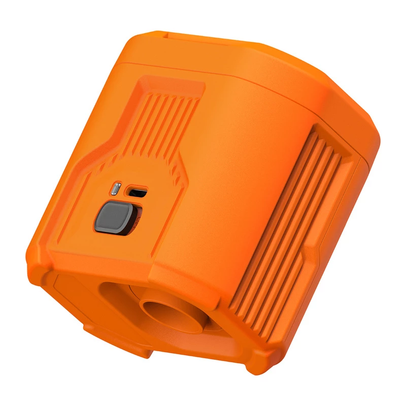 Flextail Evo Pump 3 nešiojamas oro siurblys ir stovyklavimo žibintas (oranžinis)