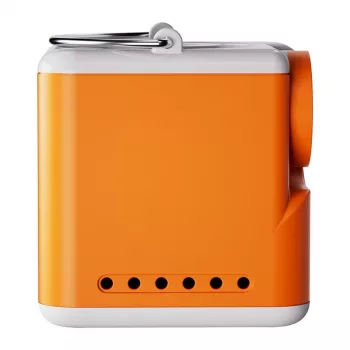 Flextail Nano Pump 5C2 nešiojamasis oro siurblys (oranžinis) – USB-C įkraunamas, 180 L/min, IPX4