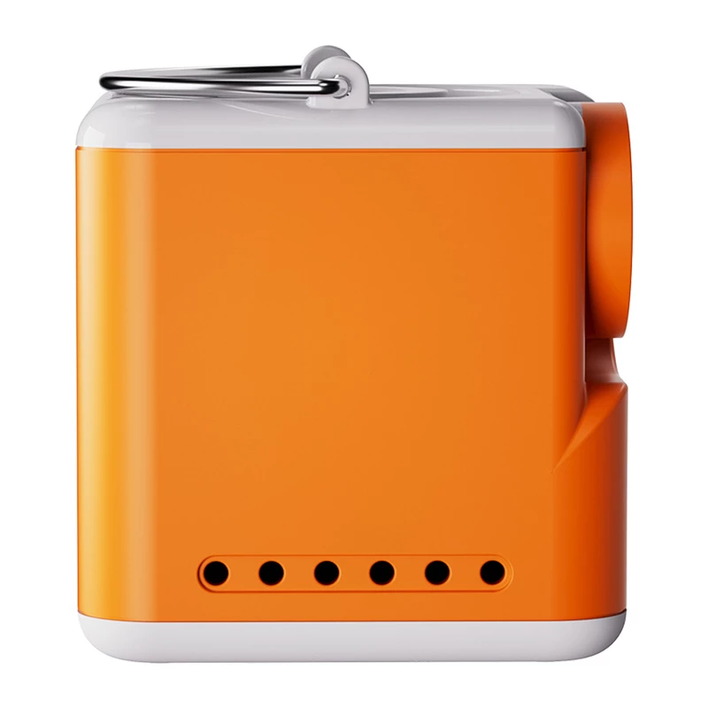 Flextail Nano Pump 5C2 nešiojamasis oro siurblys (oranžinis) – USB-C įkraunamas, 180 L/min, IPX4