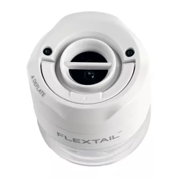 FLEXTAIL Tiny Pump 3X elektrinis siurblys (baltas) – 180 L/min, įkraunamas per USB-C, IP44, su LED šviesa