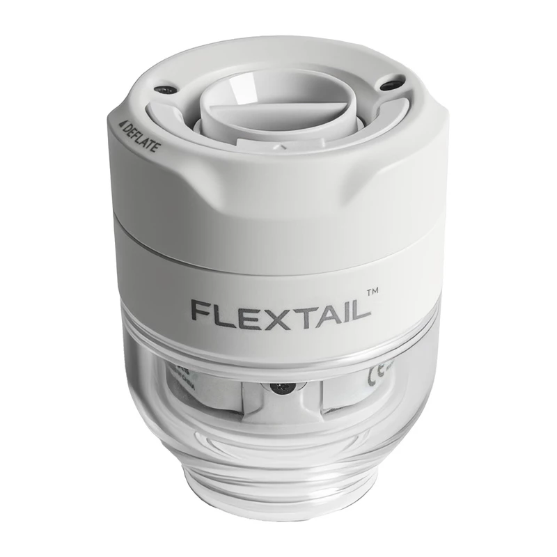 FLEXTAIL Tiny Pump 3X elektrinis siurblys (baltas) – 180 L/min, įkraunamas per USB-C, IP44, su LED šviesa