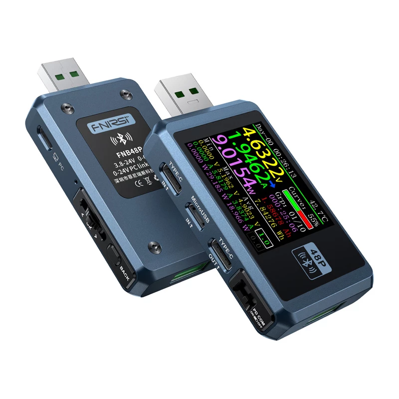 FNIRSI FNB48 BT USB Port Tester su Bluetooth