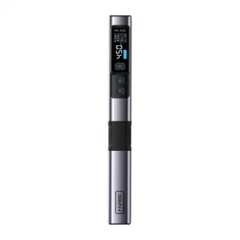 FNIRSI HS-02A 100 W Smart Lituoklis su USB-C PD, OLED Ekranu, Greitu Įkaitimu