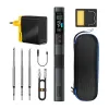 FNIRSI HS-02B F 100 W Smart Lituoklis su USB-C PD, OLED Ekranu, Greitas Įkaitimas