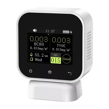 FNIRSI SFD-02 4-in-1 Indoor Air Quality Monitor Formaldehyde Detector with Touch Screen