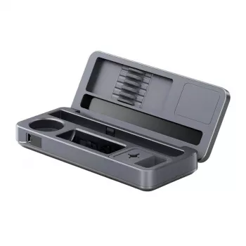 FNIRSI ToolBox for HS-02A litavimo rinkinys – USB-C 65W, OLED ekranas, 80–420°C, 3 antgaliai
