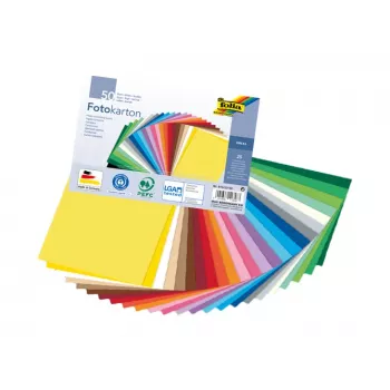 Folia 614/50 33 - Mėlyna - Vienspalvis - A4 (210 x 297 mm) - 300 g/m² - 50 lapų - Vokietija