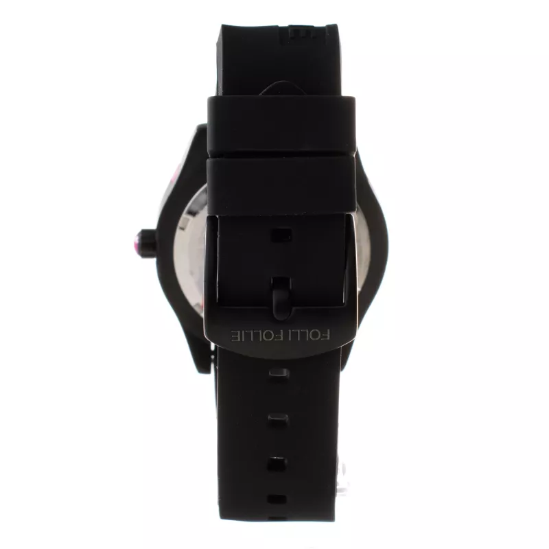 Folli Follie Donatella Moteriškas Laikrodis 40mm Rožinis Auksas Nerūdijantis Plienas Rožinė Oda